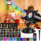 Laliled LED Projektor Weihnachten,Halloween Projektor outdoor mit 24 Dias und Ocean Wave Effect,Weihnachtsdeko Aussen IP44 wasserdicht Christmas Projektor Lichter für Weihnachten,Halloween,Geschenk