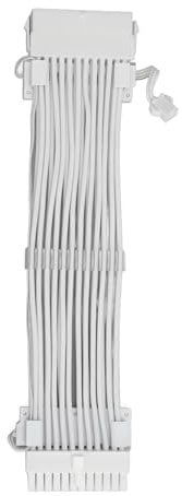 ASHATA ARGB Extension Cable, ARGB Motherboard Power Supply Cable, Strong Conductivity Flexible 24P ARGB Motherboard Power Supply Cable 245mm