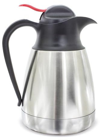 Traineando | Termo Jarra para café, leche, mate, agua caliente y fría | 1,2 Litros | Acero Inoxidable | Termo para bebidas calientes y frías