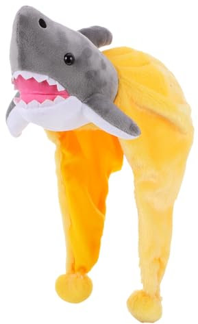 CIYODO Cartoon Hai Kapuze Verstellbar Unisex Warme Mütze Mit Ohrenschutz Party Foto Requisite Für Erwachsene Und Kinder