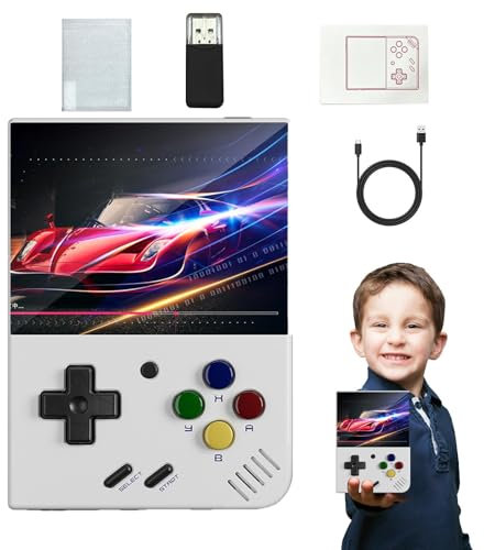 Emulador portátil | Consolas de Videojuegos Juego Retro portátil - Jugador Retro del Juego del clásico Recargable de Mano para los Amigos de Las familias