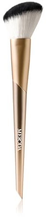 MERODA® Vibrant Cheek Blush Brush [HOCHWERTIGES SYNTHETIKHAAR] - Make up Pinsel mit weichen Borsten - Rouge Pinsel für Nahtloses & Präzises Auftragen