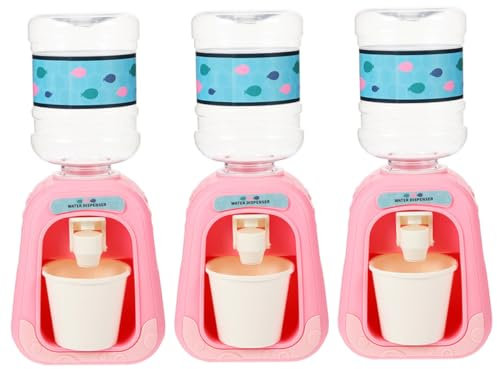 ibasenice Dispensador De Agua En Miniatura para Casa De Muñecas Set De En Color Accesorio Decorativo para Juego De Imitación y Escenas De Cocina