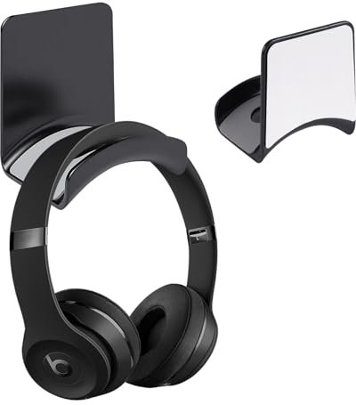 COEKI 2 Stück Headset Halter Kopfhörer Halterung Headset Halterung für Mehrere Geräte Schreibtisch Tisch Wand, Tisch, Headphones Platzsparend & rutschfest