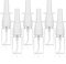 Larrel 6 PCS Nasal Spray Bottle, Small Portable Nose Spray Bottle Plastic Refillable Nasal Sprayer Container Rhinitis Care Sprayer for Home-Made Saline Nasal Perfume (Clear) 10ml