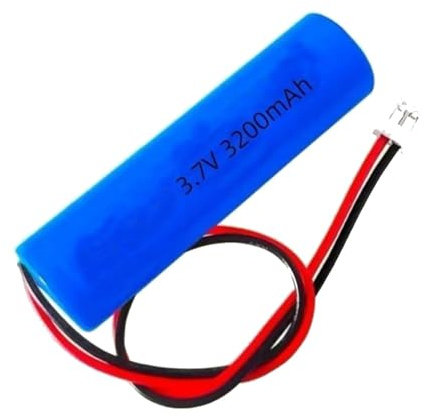 3.7V 7.4V 11.1V 14.8V Rechargeable Batteries Lithium ion Battery with XH2.54/2P Connector for Flashlight, Camera, Small Fan,Outdoor Garden Lights(3.7V3200mAh)