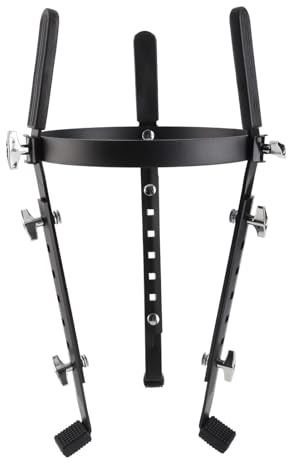 Drum Stand Iron Höhenverstellbar, Anti - Rutsch Ständer Schwarz - Robustes Material, Einfache Montage, Stabil Für Jede Performance