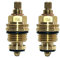 2 x Standard Tap Valves Headwork Compression washer gland Valve 1/2 BSP 20 teeth