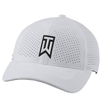 Nike Cap CW6792 Nk Arobill H86 Golfkappe perforiert Unisex, Weiß M/L