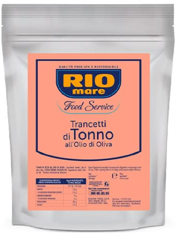 Trancetti di Tonno in Pouch All'olio d'oliva Rio Mare Busta da 1 kg