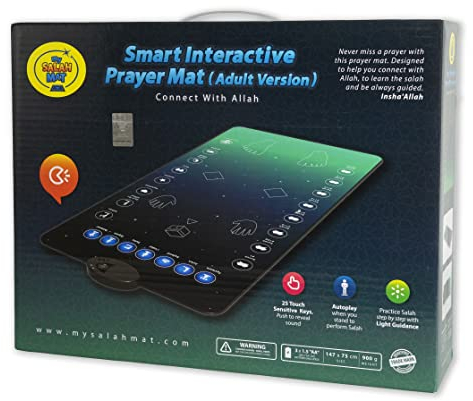 My Salah Mat Kinder Spielzeug ab 2 Jahren – Interaktive My Quran Pad Lernspiele, um das arabische Alphabet mit täglichen Wörtern, Tieren und mehr zu Lernen – Kleinkindspielzeug