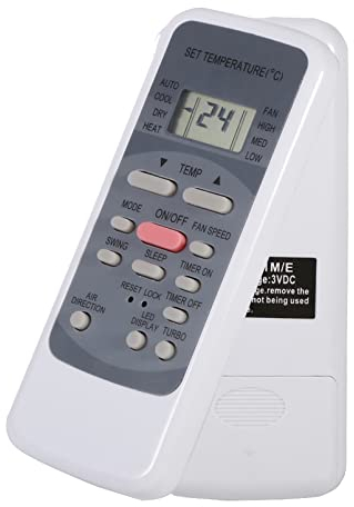 Telecomando per aria condizionata, telecomando di ricambio R51M/E, schermo LCD, adatto per condizionatori d'aria serie Midea R51, nessuna programmazione o regolazione necessaria