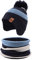 XIAOHAWANG Baby Mütze Winter Klassische Kindermütze Mädchen Jungen Warme Strickmütze mit Pompon Kleinkind Bommelmütze für Outdoor-Aktivitäten (2-4Jahren, Blau(Hut+Schal))