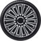All4You Radkappen Lemans Pro Silver Black 17 Zoll 4er Pack Radzierblenden Silber Schwarz