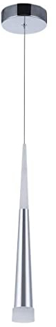 STARRYOL Lámpara colgante moderna, 7W LED Lámpara de techo con estilo cono, perfecta para sala de estar, restaurante, dormitorio, cafetería, etc. - Luz blanca 6000K