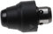 vhbw SDS Plus Bohrfutter kompatibel mit Würth BMH 32-XE, H36-MAS Akku Bohrschrauber, Bohrmaschinen - 1,9 cm Innendurchmesser Schwarz