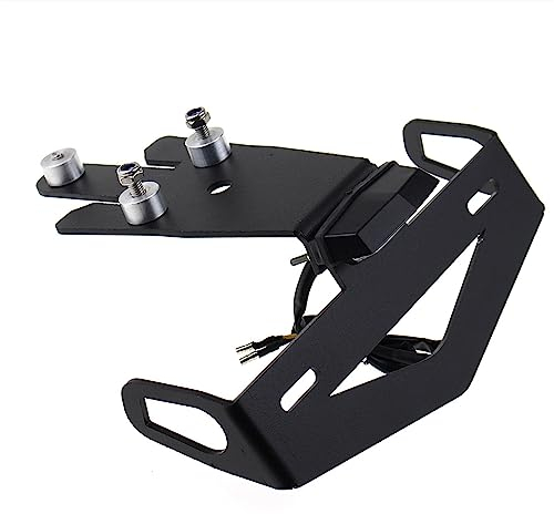 Für Kawasaki Für ER-6N Für ER-6F Für Ninja 650 Für ER6N Für ER6F Für ER6N Motorrad Kennzeichenhalter Halterung Mit Licht Motorrad Kennzeichenträger Fender Eliminator