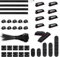 149 Pcs Cable Management Kit, 4 Cable Sleeves,100 Wire Fastening Ties,5 Silicone Cable Holders,30 Self-adhesive Cable Clips,10 Cable Tie Holders