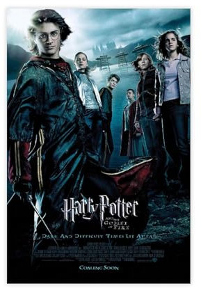 NFJUVX Harry-Potter-Poster (25) Leinwand-Poster, Schlafzimmer-Dekor, Sportlandschaft, Büro, Raumdekoration, Geschenk, ungerahmt, 30 x 45 cm