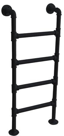 Scala antincendio in ferro resistente per mansarda e finestra, montaggio a parete, 300 cm