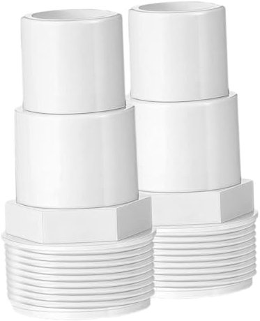 DIKACA Ansaugschlauch Gartenpumpe 2 Poolschlauch Adapter Anschlusskupplung Für Poolpumpe Poolpumpe Zubehör Pool Reparatur Pumpen Adapter Kunststoff Schlauch Pool