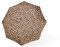 reisenthel umbrella pocket duomatic leo macchiato – Kompakter Taschenschirm aus recycelten PET-Flaschen – Mit großer Drucktaste und ergonomisches Griffdesign