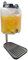5 Liter Fasshalter mit Fasskühler Kühlmanschette Zapfstelle Bierfasshalter von Clauss für Partyfass Partydose Zapfanlage aus Edelstahl und schwarz lackiertem Metall (Set mit Bieroptik)