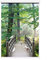 Wasserfestes Rollo im japanischen Stil, Wald-Druck, für Schlafzimmer, schöne Aussicht, Rollo, Fensterschutz, 100 cm breit x 140 cm lang