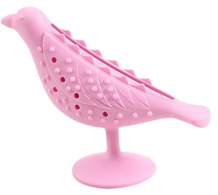 Ruhnjyg Denta-l Catnip Cat Chew Toy - Bird Shape Cat Toothbrush Catnip Toy, Cat Chewing And Grinding Food Leak, Cat Face Scratchers With Suction Cup