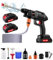 Hidrolimpiadora de Alta Presión,60 Bar/870 PSI Hidrolimpiadora Portátil,Hidrolimpiador𝐚 Inalámbrica con 2 Baterías Recargables,Boquilla 3 en 1,Manguera 5M,para Limpiar Coche,Terraza,Jardín