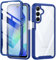seacosmo für Samsung Galaxy A16 5G/ A16 4G/ A26 5G Hülle, Stoßfest Cover 360 Grad vollschutz Handyhülle Samsung A16 5G Rugged Schutzhülle Galaxy A16/A26 mit eingebautem Displayschutz, Blau