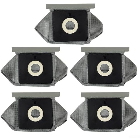 BlesConi Bolsa de repuesto para aspiradora LG & Electrolux, lavable, reutilizable, no tejida, 11 x 10 cm, 5 unidades