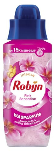 8er Pack - Robijn Intense Wäscheparfüm für alle Kleidungsstücke und Textilien – Pink Sensation – bis zu 15-mal mehr Duft – 342ml