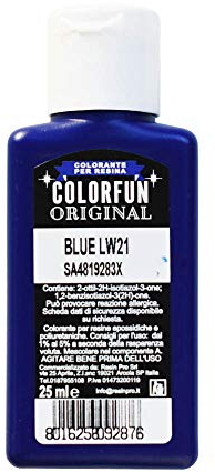 Resin Pro Color Fun Colorante Liquido Blu Brillante, Pigmenti Liquidi per Resina Epossidica Trasparente, Ideale per Creazioni Artistiche, Hobby e Fai da Te