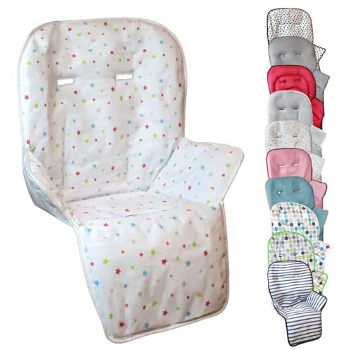 Monsieur Bébé - Housse d'assise pour chaise haute enfant gamme Ptit - Plusieurs coloris