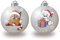 ARDITEX 6 Stück Paw Patrol Christbaumkugeln Ø 8 cm - Kunststoff - Weihnachten