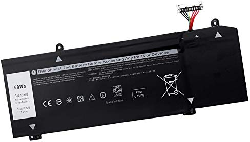 AKKEE 1F22N Laptop Akku für Dell Alienware 2018 M15 P79F M17 R1 R2 P37E P37E001 Dell G7 7590 G7 7790 G5 5590 5590-D2783W D2743B D2843W 0HYWXJ HYWXJ 0JJPFK JJPFK 15.2V 60Wh