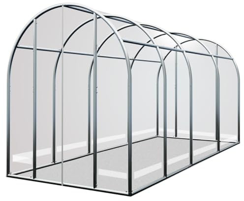 astreea® Downtown | Model 4 | das Multifunktions - Gartenhaus für alle Jahreszeiten, Gewächshaus, Geräteschuppen, Gerätehaus, Gartenschuppen 180 x 360 cm