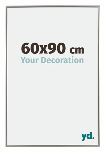 Your Decoration - Bilderrahmen 60x90 cm - Champagner - Bilderrahmen aus Kunststoff mit Acrylglas - Antireflex - 60x90 Rahmen - Evry