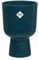 Elho Vibes Fold Coupe 14 - Vaso per Piante da Interno - Ø 13.9 x H 21.0 cm - Blu/Deep Blue