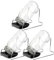 Schramm® Barattolo germinante per germogli con griglia 750 ml incl. coperchio, supporto e supporto vasetti di ricambio Coperchio di ricambio, taglia:3 set