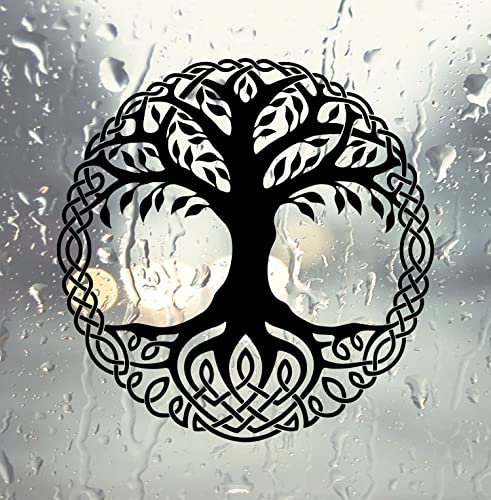 myrockshirt Baum des Lebens Yggdrasil Aufkleber Wikinger Nordic Viking Skandinavien Sticker