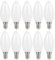 NCC-Licht 10 x LED Filament Leuchtmittel Kerze C35 1W E14 matt 100lm 827 warmweiß 2700K