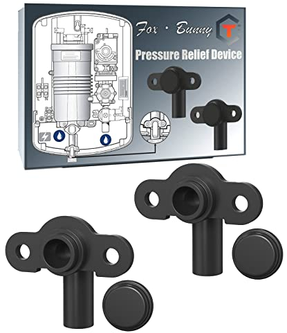 2Pcs Pressure Relief Device for Triton, with Disc Seals Cover Valve, Shower Spares Parts Compatible with Triton Electric Showers (Replace of 82800450)