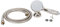Camco Komplettes RV/Marine-Duschkopf-Set | mit praktischem EIN-/Ausschalter für wassereffiziente Duschen | 5 Sprühmuster | gebürstetes Nickel (43747)