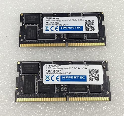 Hypertec Mémoire RAM DDR4 2 x 8 Go = 16 Go 16 Go Go SO DIMM 260 broches 2133 MHz / PC4-17000 RAM T7B77AA-HY