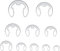 Sicherungsring für E-Clip, 270 Stück Sicherungsscheiben Edelstahl fÜr Wellen Sortiment Kit, Externe Haltering Snap Intern M1.5/M2/M3/M4/M5/M6/M7/M8/M9/M10
