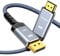 Highwings 4K DisplayPort auf HDMI Kabel 1.8M, DP auf HDMI Verbindungskabel Unidirektionaler Nylon Geflochtener DisplayPort zu HDMI für Monitor, TV, Projektor, Laptop, PC, AMD, NVIDIA