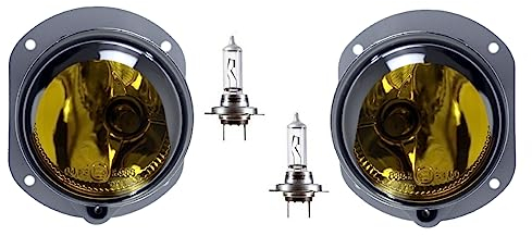 DM Autoteile Nebelscheinwerfer SET Gelb H11 kompatibel für Mercedes W211 S211 W204 S204 C209 A209 AMG Sport 2351