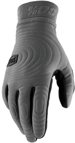 100% BRISKER Xtreme Handschuhe Charcoal - M